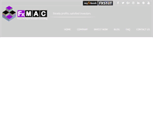 Tablet Screenshot of forexmanagedaccounts-fxmac.com